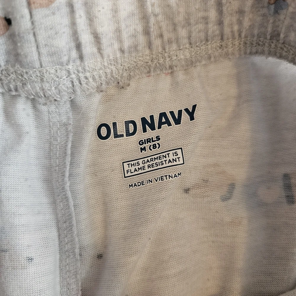 Old Navy Girls Dog Dachshund Pajamas Medium